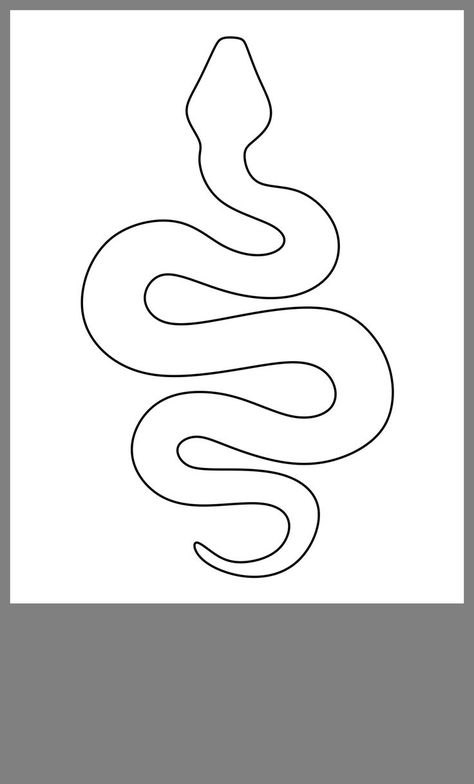 Snake Outline, Classroom Parent, Leaf Template Printable, Snake Crafts, Snake Images, Snake Painting, Snake Drawing, Bathroom Makeovers, Animal Templates