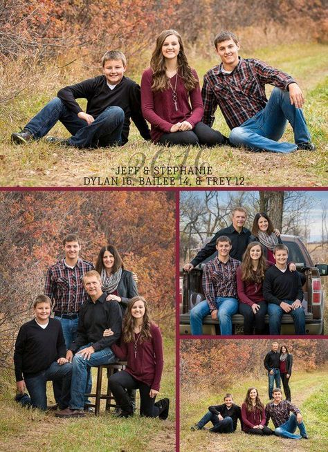 Xmas Shots, Fall Poses, Christmas Photo Collage, Family Photo Outfits Winter, Family Photo Colors, Big Family Photos, Family Frame, Large Family Photos, Fall Family Portraits