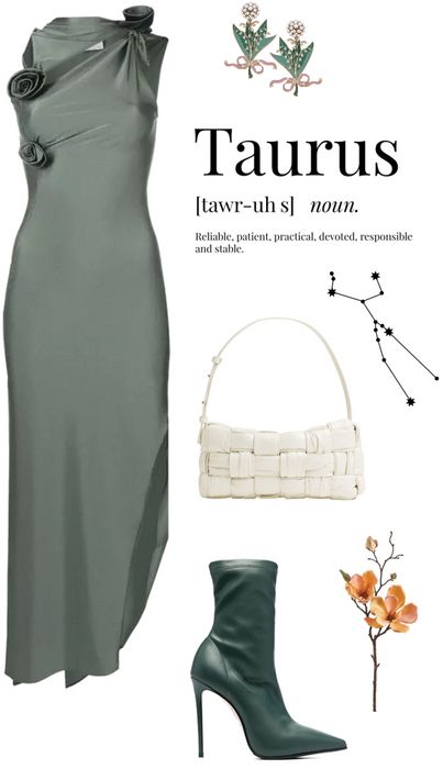 taurus Outfit | ShopLook Lilith In Taurus Outfits, Taurus Dressing Style, Taurus Venus Style Aesthetic, Taurus Outfits Aesthetic, Taurus Aesthetic Outfit, Taurus Dress, Taurus Outfits, Taurus Fashion, Venus Taurus