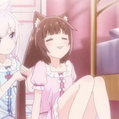 { #anime #animecouple #art #matchings #couple #animematching #easthetic } Nekopara Matching Icons, Matching Icons, Anime, Pink, Art