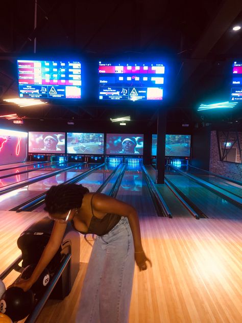 bowling, aesthetic, lifestyle, fashion, fashionista, black girl, city life, summer vacation   #bowling #aesthetic #lifestyle #fashion #fashionista #blackgirl #summervacation Bowling Aesthetic, Bowling Pictures, Girls Bowling, Aesthetic Lifestyle, Lifestyle Fashion, City Life, Bowling, Summer Vacation, African American