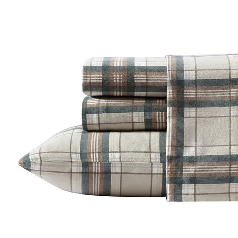 Adirondack Aesthetic, Whipstaff Manor, Modern Lodge, Master Design, Between The Sheets, Flannel Sheets, Basement Bedroom, Flannel Bedding, Queen Sheets