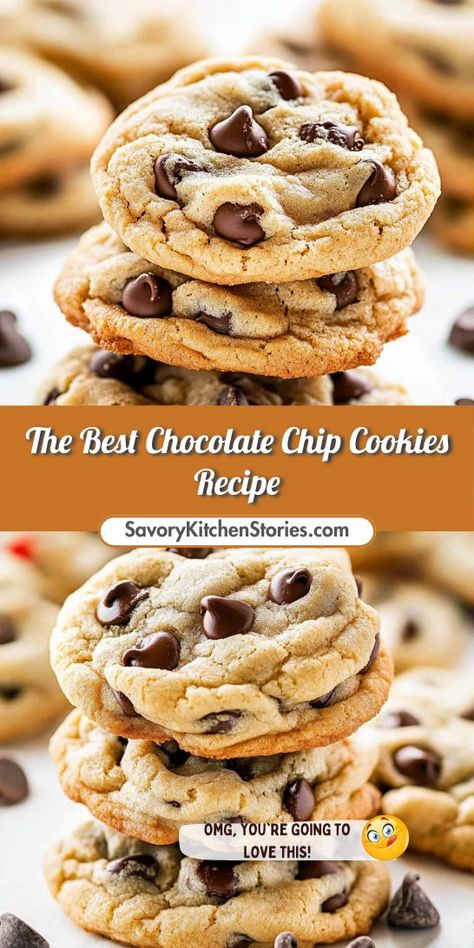 Treat yourself to the best Chocolate Chip Cookies that are irresistibly soft and bursting with chocolate flavor. This simple recipe offers a perfect balance of sweetness and texture, making each bite a heavenly experience. Perfect for any occasion, bake these cookies and enjoy a timeless favorite that everyone loves! Great Chocolate Chip Cookies, Chocolate Chip Cookies With Less Butter, Soft Cookies Recipes Chocolate Chips, Bakers Chocolate Chip Cookies, Cold Butter Chocolate Chip Cookies, Chocolate Chip Cookies Using Bread Flour, Stuffed Chocolate Chip Cookies Recipes, 5 Star Chocolate Chip Cookies, Chocolate Chip Cookies With Sugar On Top