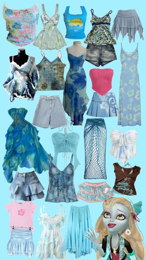 #lagoona #lagoonablue #lagoonablueaesthetic #outfitinspo Monster High Aesthetic Outfit, Monster High Halloween Costumes, Monster High Halloween, Monster High Costume, Monster High Clothes, Laguna Blue, Blue Costumes, Mermaid Halloween, Halloween Party Outfits