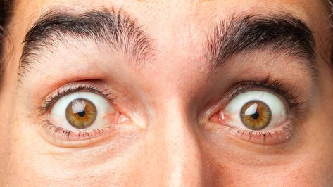 The Science Behind 'Sanpaku Eyes' - First For Women Sanpaku Eyes, Lying Eyes, Eye Reading, Man Close, Face Reading, Nonverbal Communication, Crazy Eyes, Crazy Man, Body Language