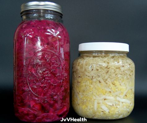 Red Cabbage and Apple Kraut Sourkrout Recipes, Apples And Cabbage Recipe, Sour Kraut, Red Cabbage Sauerkraut, German Red Cabbage, German Sauerkraut, Red Cabbage Recipes, Fermented Veggies, Canning Vegetables