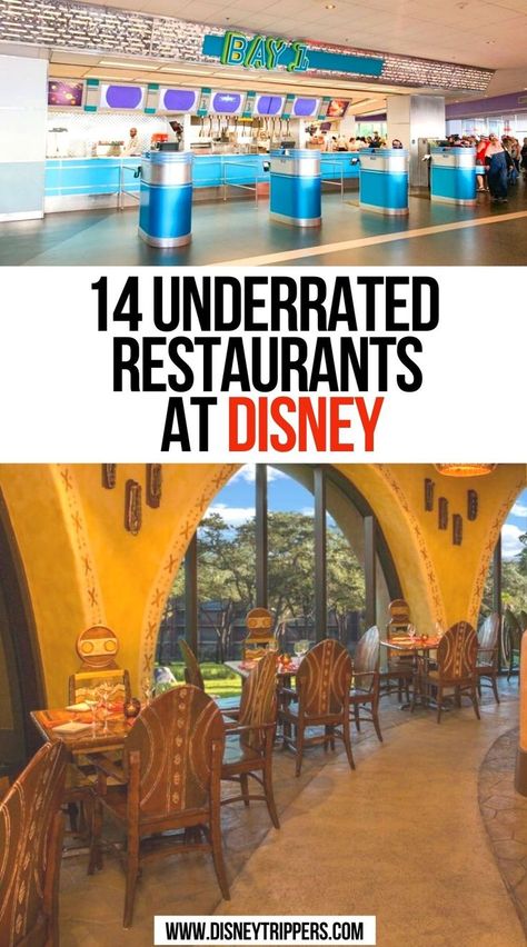 Underrated Restaurants At Disney Best Disney Restaurants, Dining At Disney World, Florida Disney, Travel Disney, Disney 2023, Disney Adult, Disney Recipes, Disney World Restaurants, Disney World Food