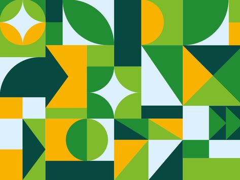 Geometrical Shapes Design, Green Graphic Design, Triangle Graphic Design, Green Mural, Green Patterns, Abstract Graphics, Geometric Shapes Art, Abstract Graphic Design, 타이포그래피 포스터 디자인