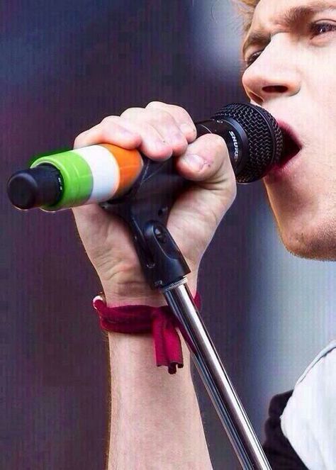 I love his microphone. <3 Music Supplies, Orange Icons:), Niall And Harry, Cher Lloyd, Irish Flag, Happy 21st Birthday, Irish Boys, James Horan, 1d And 5sos