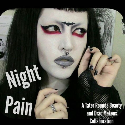 Makeup Looks Men, Gothic Makeup Looks, Drac Makens, Gray Lipstick, Gothic Noir, Indie Makeup Brands, Goth Eye Makeup, Grey Lipstick, Xmas Wishlist