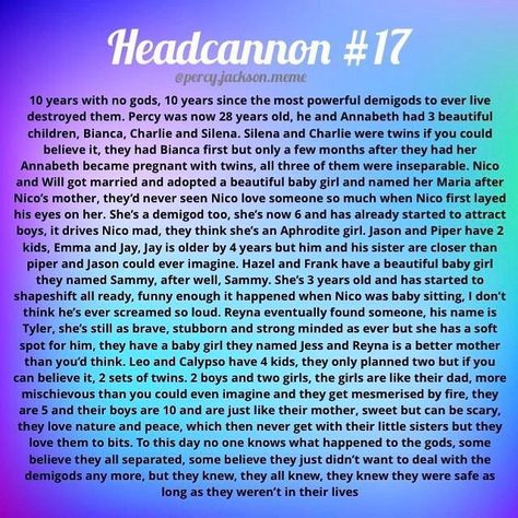 Percy Jackson Head Canon Percabeth School Bully, Percy Jackson Head Canon School, Percy Jackson Headcannons High School, Percy Jackson Headcannons, Hoo Headcannons, Leo Valdez Funny, Percabeth Headcanon, Solangelo Headcanons, Pjo Headcannons