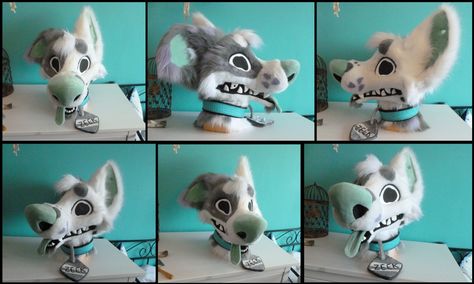 Borzoi Fursuit, Possum Fursuit, Pretty Fursuits, Fursuit Making, Fursuit Ideas, Fursuit Tutorial, Fur Suits, Therian Stuff, Fursuit Head