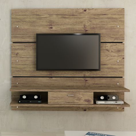 Manhattan Comfort Ellington 1.0 Entertainment Center Floating Shelf Under Tv, Wall Mount Tv Stand, Contemporary Tv Stand, Hanging Tv, Tv Stand With Mount, Modern Tv Wall, Tv Wand, Diy Tv Stand, Tv Wall Mounts