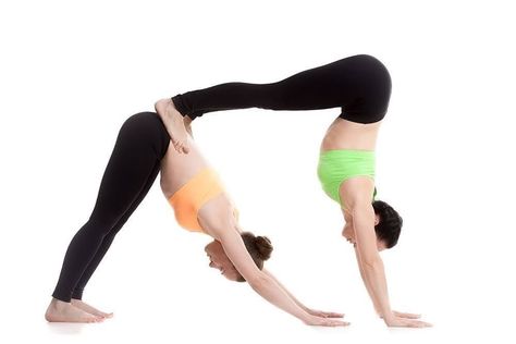 Two Person Yoga Poses, Two Person Yoga, Poses For Two People, Fun Yoga Poses, 2 Person Yoga, Two People Yoga Poses, 2 Person Yoga Poses, Intermediate Yoga, Beginners Meditation