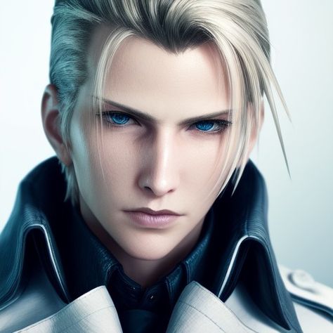 Rufus Shinra, Blonde Babies, Final Fantasy Collection, Final Fantasy Vii Remake, Fantasy Collection, Final Fantasy Vii, Pretty Eyes, Final Fantasy, The Artist