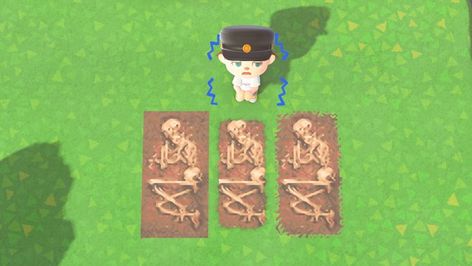 Animal Crossing Graveyard Ideas, Acnh Cemetery, Acnh Skull Lake, Skull Pond Animal Crossing, Acnh Spooky Museum, Path Design, Animal Crossing Qr Codes Clothes, Qr Codes Animal Crossing, Spooky Scary