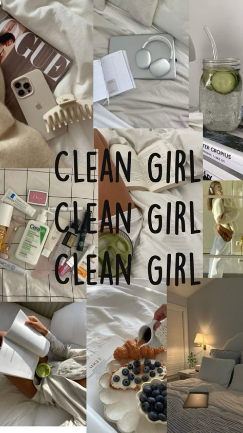 Cleaning Wallpaper, Clean Girl Motivation, Girl Astethic, January Moodboard, Clean Room Aesthetic, Healthy Lifestyle Inspo, Healthy Girl Era, New Year Aesthetic, Clean Girl Era