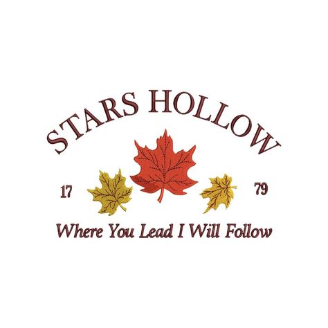 Stars Hollow Connecticut, Stars Hollow, Machine Embroidery Projects, Girl Inspiration, Shirts Design, Classic Logo, 로고 디자인, Embroidery Projects, Machine Embroidery Design