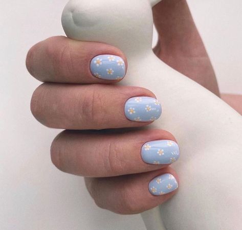 Spring Acrylic Nails, Daisy Nails, Minimal Nails, Soft Nails, Nails Manicure, Minimalist Nails, Fire Nails, Chic Nails, Short Acrylic Nails