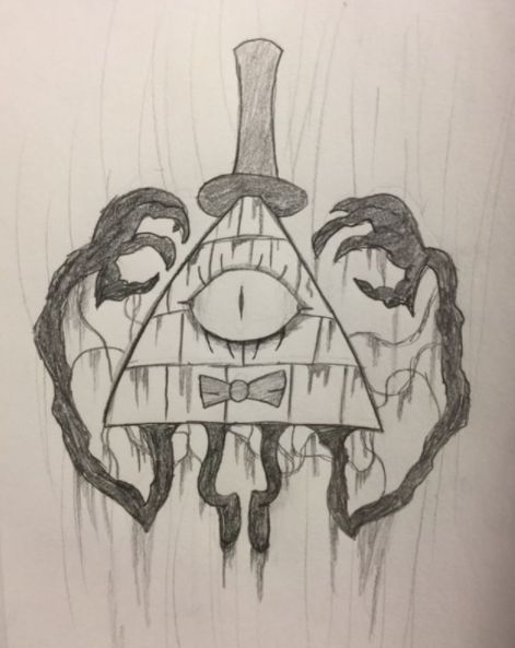 Bill Cipher Gravity Falls, Bill Cipher Sketch, Bill Cypher Drawings, Gravity Falls Sketches, Bill Cipher Drawing, Gravity Falls Drawings, Bill Cipher Art, Bill Cipher Fanart, Bill Drawing