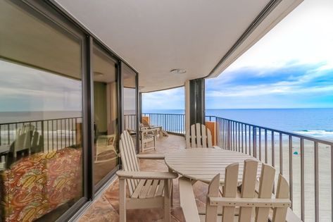 Maisons Sur Mer 901 - Myrtle Beach Oceanfront Condos | Myrtle Beach Condo Condo Goals, Private Balcony, Beachfront Condo, Oceanfront Condo, North Myrtle Beach, Central Air Conditioning, Beach Condo, Large Living Room, Condos For Sale