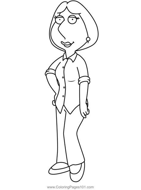 Lois Griffin Family Guy Coloring Page Guy Coloring Pages, Animal Stencil Art, Lois Griffin, Baby Disney Characters, Griffin Family, Simpsons Drawings, Family Coloring Pages, Cartoon Character Tattoos, Easy Cartoon Drawings