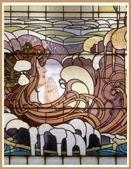 زجاج ملون, Art Stained, Art Nouveau Design, Alphonse Mucha, Stained Glass Projects, Stained Glass Window, Stained Glass Mosaic, Leaded Glass, Stained Glass Art