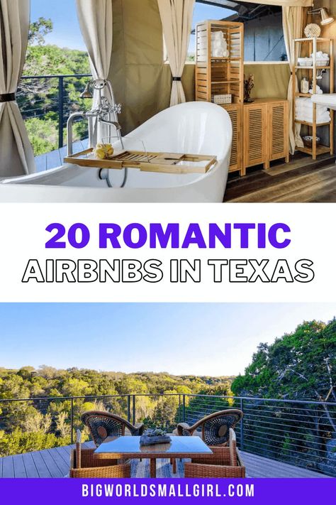 Romantic Airbnbs Romantic Airbnb, Texas Travel Weekend Getaways, Texas Vacation Spots, Texas Weekend Getaways, Getaways For Couples, Country Getaway, Texas Getaways, Texas Travel Guide, Best Romantic Getaways