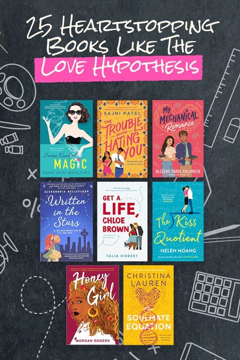 Stem Romance Books, Workplace Romance Books, Enemies To Lovers Romance, The Love Hypothesis, Romcom Books, Love Hypothesis, Books Recommended, Ali Hazelwood, Books Fiction