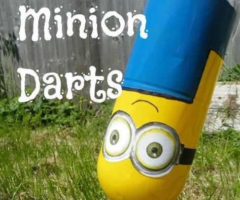 Minion Lawn Darts Lawn Darts, End Of Year Party, Darts Game, Activity Bags, Minion Pictures, Diy Lawn, Yard Games, Lawn Games, Sunny Afternoon