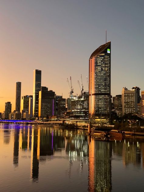 Brisbane Skyline, Brisbane River, City Sunset, Brisbane City, Sunset City, The River, Brisbane, New York Skyline, Cityscape