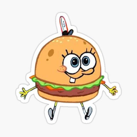 Stickers Spongebob, Spongebob Characters Drawings, Sticker Spongebob, Spongebob Stickers, Brown Stickers, Krabby Patty, Spongebob Cartoon, Spongebob Drawings, Printable Wall Collage