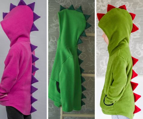 Costume Birthday Party Kids, Costume Dinosaure, Dino Tails, Hoodie Base, Costume Birthday Party, Dinosaur Hoodie, Dinosaur Costume, Outfit Halloween, Christmas School