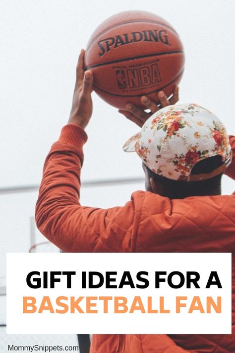 Whether adult, teenager, or child if you know someone who loves basketball this is for you! These gift ideas for basketball fans by Mommy Snippets are sure to help find the perfect gift. Any basketball fan would go crazy over these ideas! #basketball #gifts Basketball Gift For Boyfriend, Basketball Gift Ideas, Raffle Basket, Baskets For Men, Gift Baskets For Men, Raffle Baskets, Basketball Theme, Game Tickets, Game Prizes