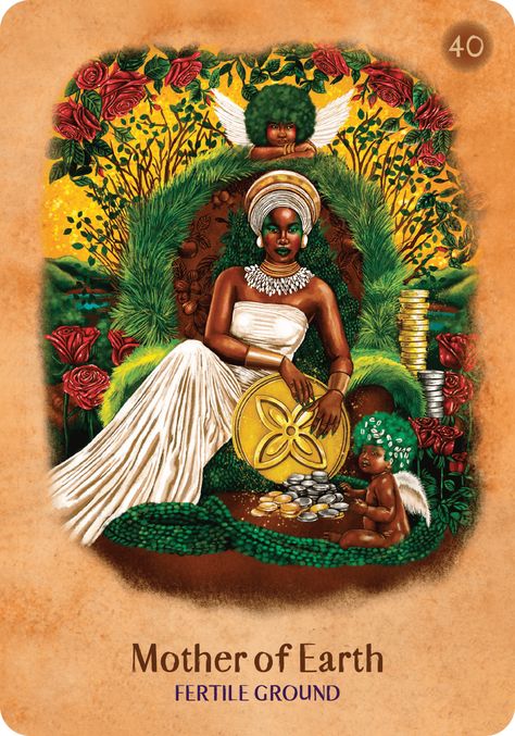 Creature of Earth: Secrets of the Ancestors Oracle Earth Woman Art, Auset Goddess, Black Mother Nature, Mother Of Earth, Abundance Mentality, Earth Woman, African Goddess, Earth Mother, Your Calling