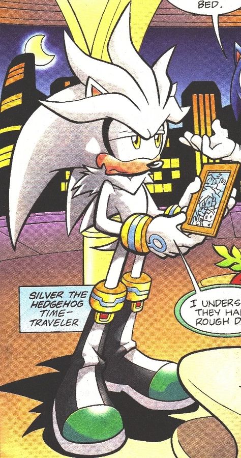 Silver Hedgehog, Silver The Hedgehog, Doing Something, The Hedgehog, Listening To You, Sonic, Comics, Silver