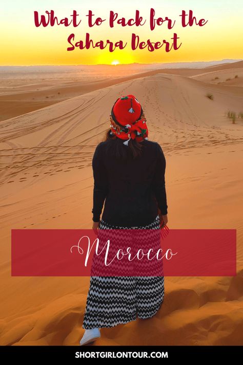 What To Wear In Morocco For Women, Winter Desert Outfit, Sahara Desert Outfit, Morocco Packing List, Morocco Packing, Desert Outfit, Winter Deserts, Cold Deserts, Winter Packing List