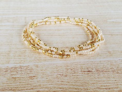 Simple Boho Style, Spring Bracelets, Bead Bracelet Stack, Bracelets Dainty, Spring Bracelet, Seed Bead Bracelet, Minimalist Bracelet, Seed Bead Bracelets, Gift For Friend