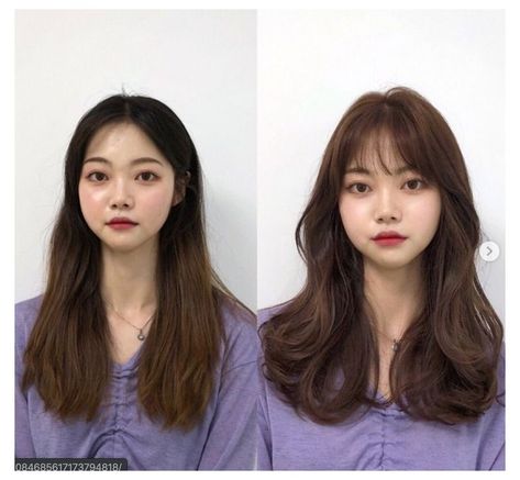 Korean Bangs, Hairstyle For Chubby Face, Korean Short Hair, Curling Iron Hairstyles, Easy Hairstyles For Medium Hair, Round Face Haircuts, Top Beauty, Side Bangs, Round Faces