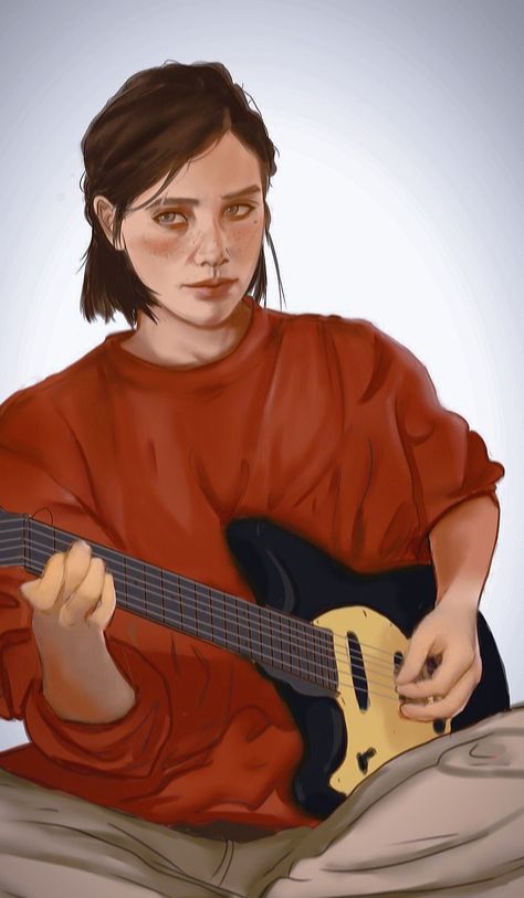 Ellie The Last Of Us Fanart, Ellie Tlou Fanart, Ellie Williams Fanart, Ellie Fanart, Tlou Fanart, Ellie Art, Spaceship Drawing, Systems Art, The Last Of Us2