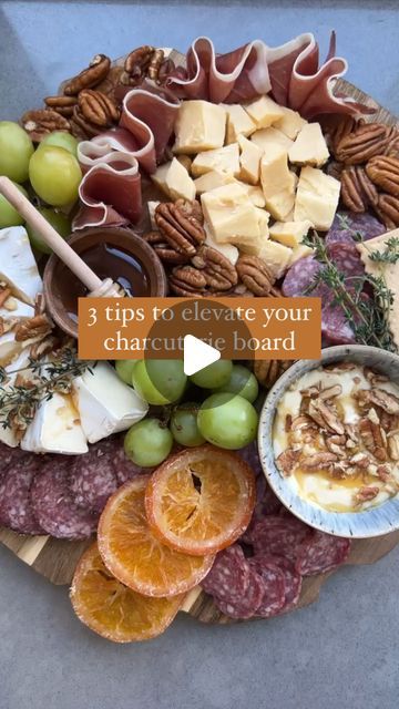 Nicolle | Cheese, Wine, Easy Appetizers & Recipes on Instagram: "Wondering how to make the perfect charcuterie board… ✨  Here are THREE of my most important tips to consider the next time you make one:  🧀 Pre-cut your cheeses and elevate your creamy cheeses by topping them with honey and fresh pecans pieces @americanpecan #ad   🧀 Add fillers to fill in small spaces like crunchy raw pecan halves which add crunch and pairs well with cheese and dried fruit   🧀 Put like pairings close to one another, like adding honey and pecans to your brie for a sweet creamy combo   Pecans are a great addition to your charcuterie boards with their natural light sweetness they compliment and balance most salty or creamy cheeses! 🧀  SAVE these tips for your next charcuterie board ✅  • • #huffposttaste #tas Easy Appetizers Recipes, Perfect Charcuterie Board, Pecan Halves, Cheese Wine, Easy Appetizers, Charcuterie Platter, Appetizers Recipes, Brie Cheese, Creamy Cheese