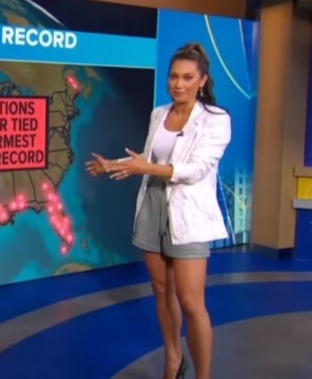 Ginger Zee, Wild Ginger, Social Media Followers, Go Wild, Good Morning America, Pull Off, Hot Outfits, Close Up Photos, White Blazer