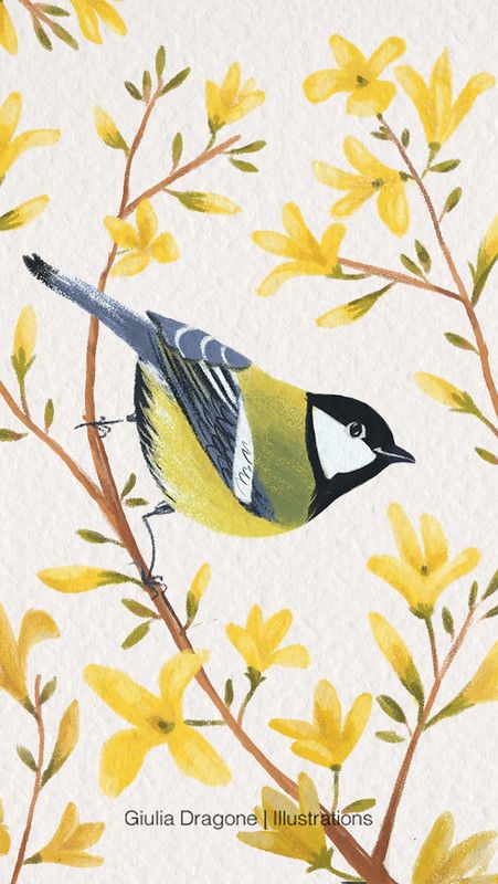 Watercolor Bird Art, March Painting Ideas, Painting Ideas Birds, Watercolor Birds Paintings, March Illustration, Cute Bird Drawing, Birds Paintings, Birds Drawing, Bird Watercolor