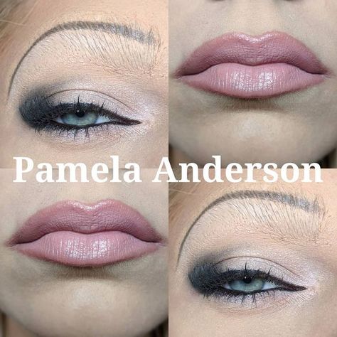 Early 2000s Makeup Trends, Pamela Anderson Makeup, Early 2000s Makeup, 2000 Makeup, Burlesque Makeup, 90s Makeup Trends, 2000s Makeup Looks, Makeup For Small Eyes, 00's Makeup