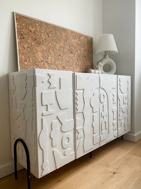 Two Stylish IKEA Ivar Hacks by London-Based Designer Atelier Akuko Ikea Ivar Cabinet, Ikea Ivar, Flipping Furniture, Wood Cabinets, Craft Materials, Ikea Hack, Furniture For Small Spaces, Furniture Makeover, Home Deco