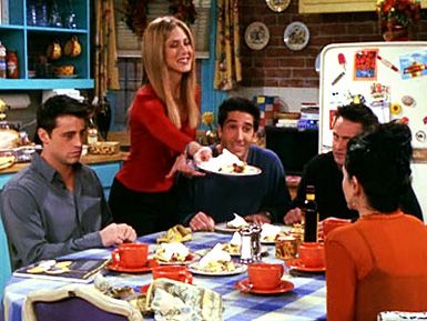 My #1 pick for best FRIENDS episode: Thanksgiving, Season 6... "The One Where Ross Got High".  Mmmmmm.... It's good! Friends The One Where, Friends Thanksgiving Episodes, Friends Season 6, Friends Phoebe, Rachel Green Friends, Smelly Cat, Matt Leblanc, Friends Episodes, Friends Thanksgiving