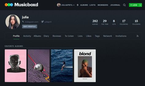 Letterboxd... but for music #letterboxd #design #grapgicdesign #music #album Letterboxd Profile, At Home Workout Plan, Edit Profile, Music Album, Digital Diary, Love Life, Mars, At Home Workouts, Ios