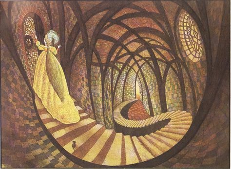 Errol Le Cain Twelve Dancing Princesses, Fairytale Illustration, Art Et Illustration, Fairytale Art, Arte Fantasy, Art And Illustration, Fairy Land, Childrens Illustrations, Children's Book Illustration