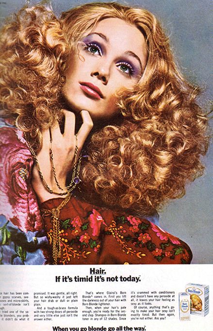 Music Festival Makeup, 1960s Hair, 70s Makeup, Makeup Ads, 70s Hair, Retro Beauty, Beauty Ad, Vintage Cosmetics, Vintage Makeup