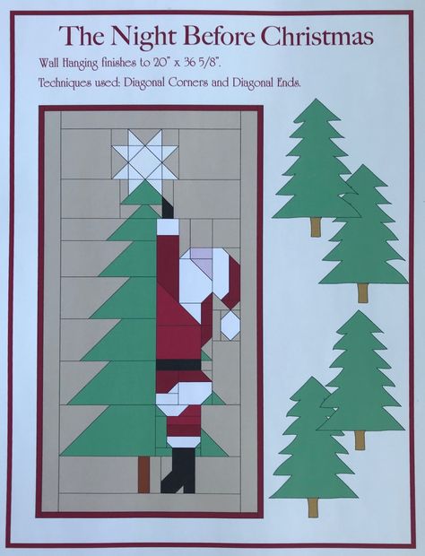 This Patterns & Blueprints item by DesignsBySusanClark has 624 favorites from Etsy shoppers. Ships from United States. Listed on Nov 19, 2023 Christmas Tree Quilt Pattern, Quilted Wall Hangings Patterns, Santa Quilt, Tree Quilt Pattern, Christmas Quilting Projects, Christmas Quilt Blocks, Christmas Tree Quilt, Christmas Blocks, Christmas Quilt Patterns